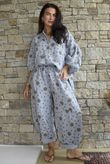 Hush Pillow Cotton Spot On Classic Barrel Pant Cloud Grey